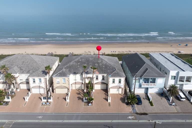 Vacation home with yard & private pool in South Padre Island, TX