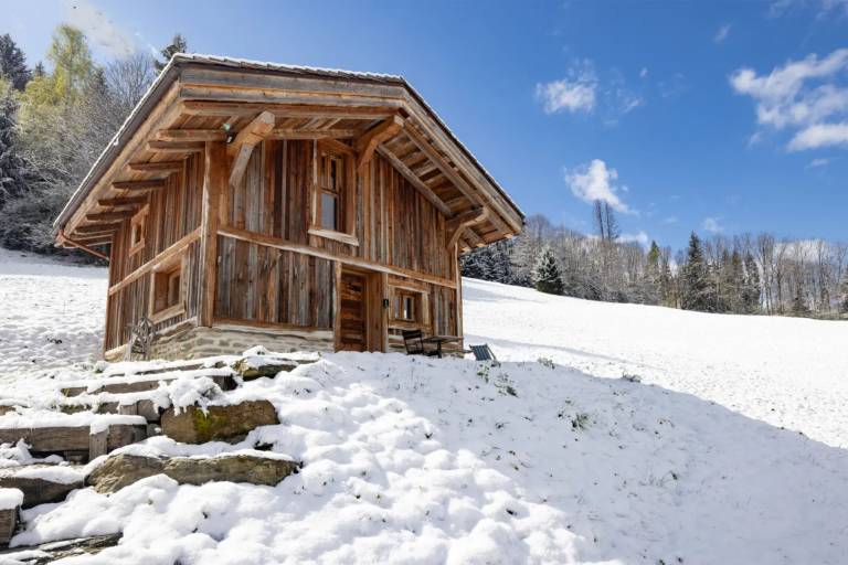 Chalet with garden, barbecue & terrace | Mountain view in Combloux