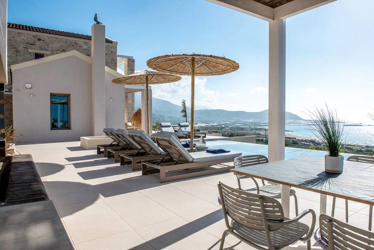Exquisite Crete Villa Villa Ciele 3 Bedroom Private Pool Sea Views Kissamos — photo 4