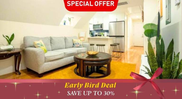 Rental apartment with patio in Boston, MA