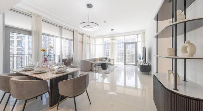 Rental apartment with sauna, private pool & jacuzzi | Next to Burj Khalifa — photo 3