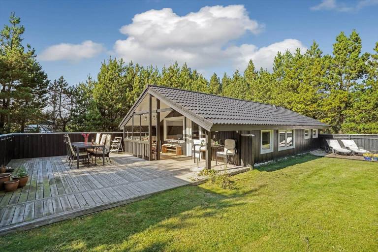 Ferienhaus mit Hund in Houstrup Nordseeküste Dänemark f&uuml;r max. 4 Personen