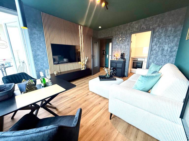 Komfortables Apartment mit überdachtem Balkon und Garage direkt am Dünenpark — photo 4
