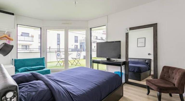 Residence Abraham-Bed&Breakfast Guest Room 2 LaDefense U-Arena Parking Terasse Fibre View — photo 2