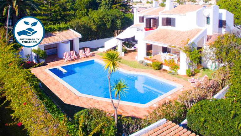Ferienhaus direkt am Wasser in Guia, Algarve f&uuml;r max. 11 Personen