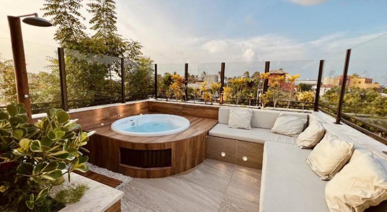 Apartment with hot tub in Trairi