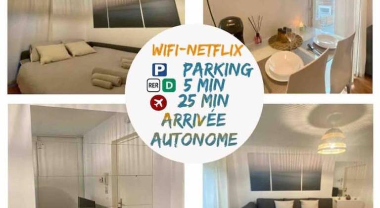 Apartment with 1 room for 3 persons in Lisses