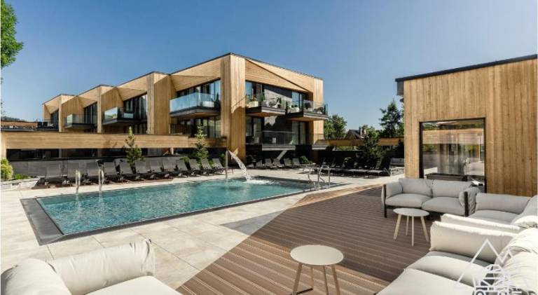 Apartament z hotelowymi udogodnieniami Poronin