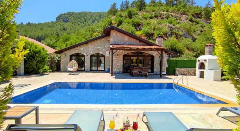 Villa Kayakoy 1 - Private Stone Villa in Mugla