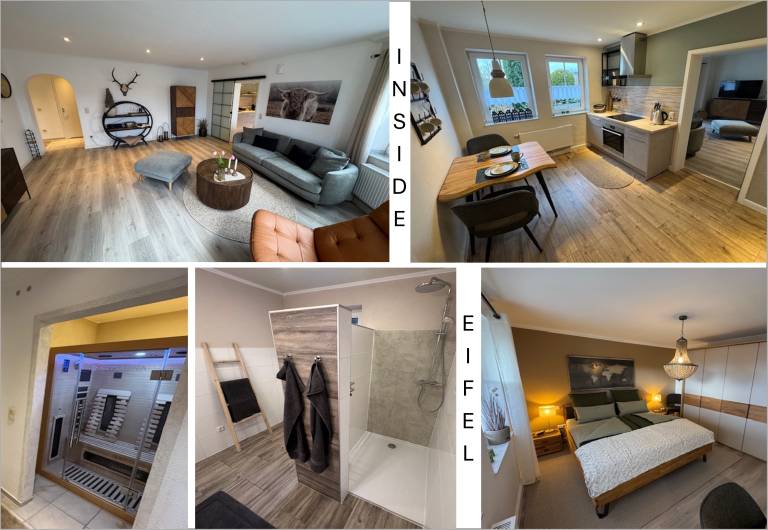 Appartement Fewo Dusche WC 1 Schlafraum