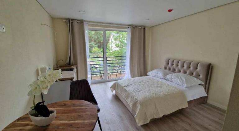 Serviced apartment with barbeque & terrace in Palanga