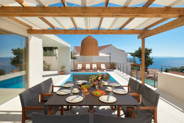 Villa with terrace, pool & BBQ | Pool view — photo 4