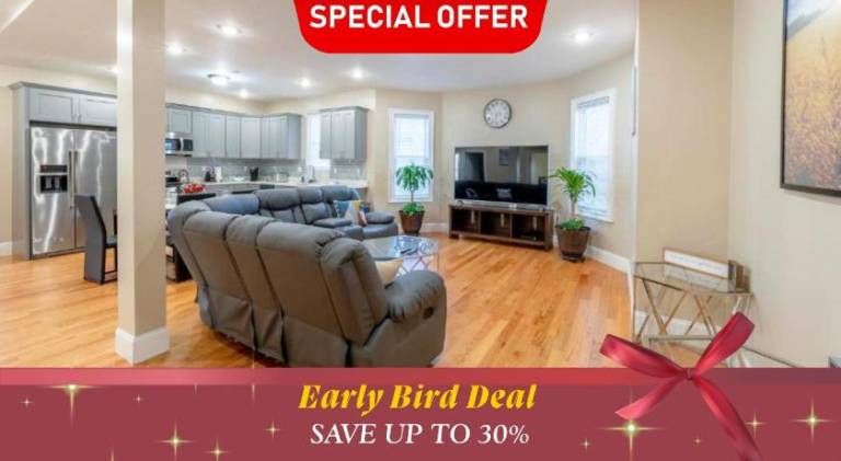 Rental apartment with terrace in Boston, MA