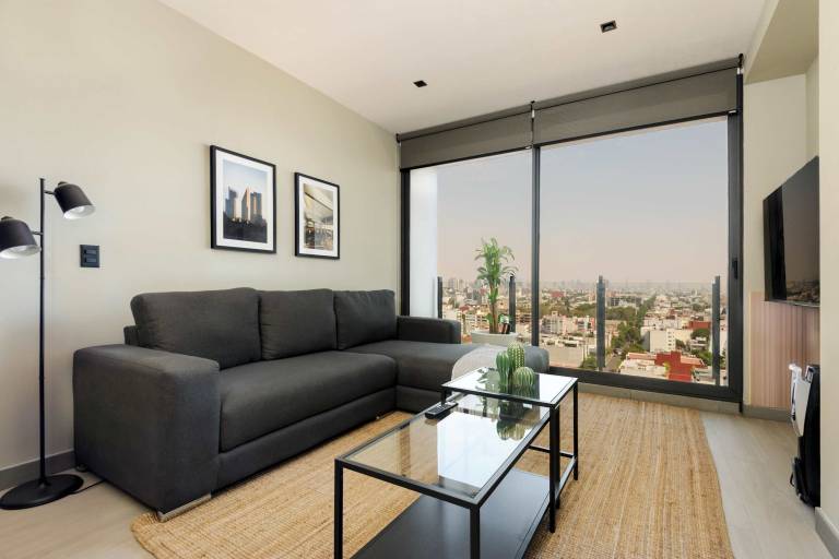 W Engaging 3BR w Balcony in Be Grand del Valle in Mexico City