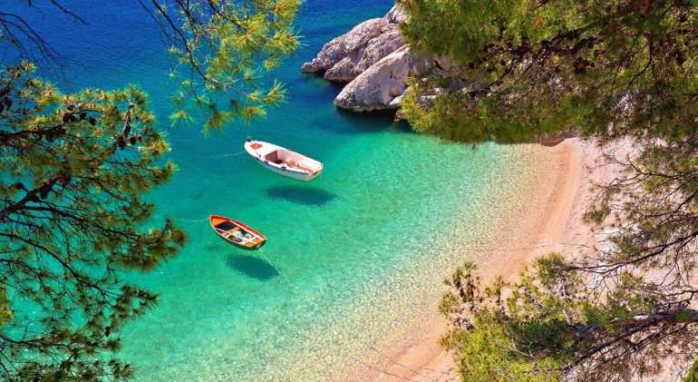 Holiday apartment with 2 rooms for 5 persons in Brela