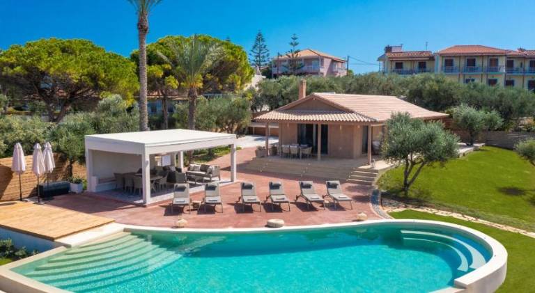 Villa with grill, terrace & private pool in Zakynthos