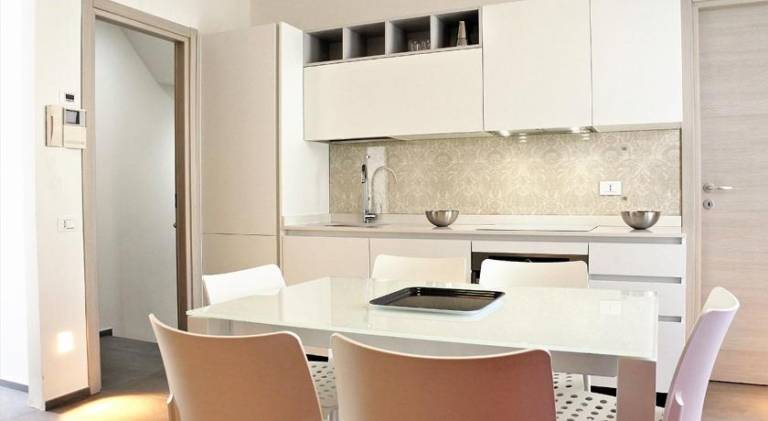 Apartment with terrace & yard in Milano Marittima