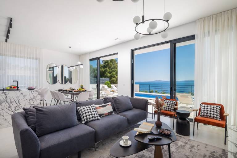 Comfortable and spacious house with terrace and sea view Rastići, Čiovo (K-22934) — photo 4