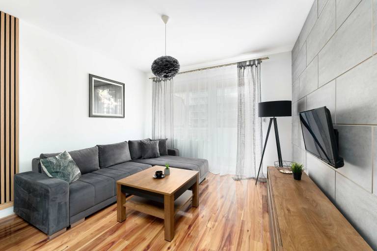 Child-friendly holiday apartment with fast internet & patio | Next to the beach | Pet-friendly in Kolobrzeg