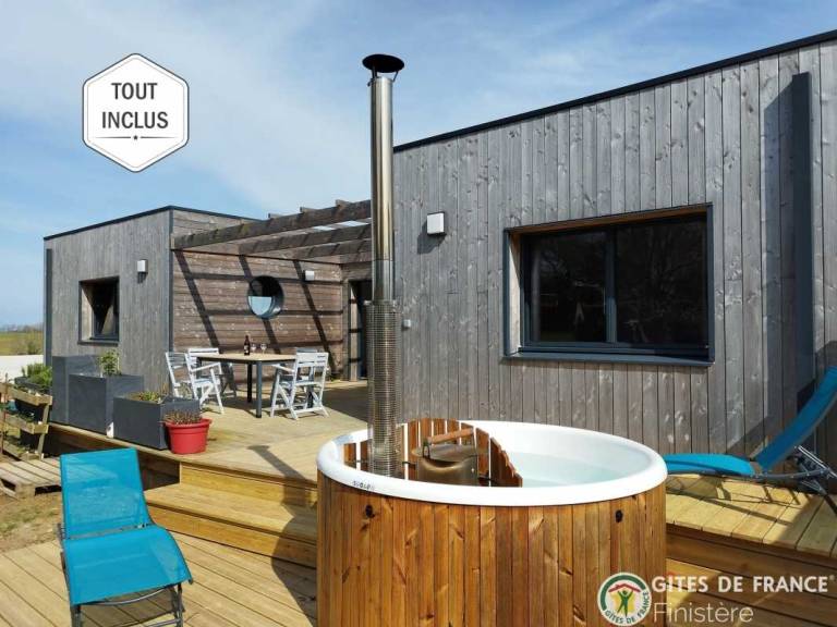 Ferienhaus in Ploudalm&eacute;zeau f&uuml;r max. 4 Personen am Atlantik