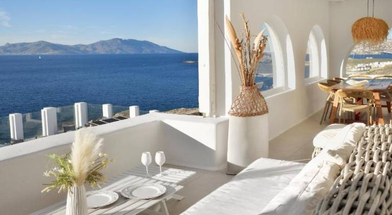 Villa Aegean Soul pool-sunset-hot tub by Calypso Sunset Villas — photo 3