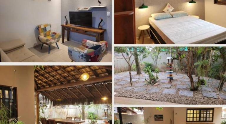 Vacation home with 2 rooms for 6 persons in Ubatuba