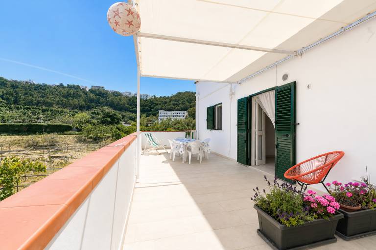 Ferienwohnung mit Hund inBaia di Peschici, Italienische Adriaküste  f&uuml;r max. 5 Personen
