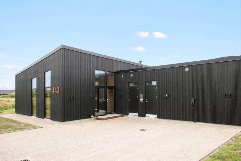 Vacation home with pool, barbecue & sauna in Lokken