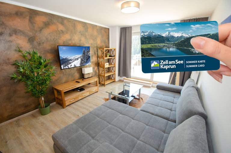 Rental apartment with garden, patio & barbeque in Zell am See