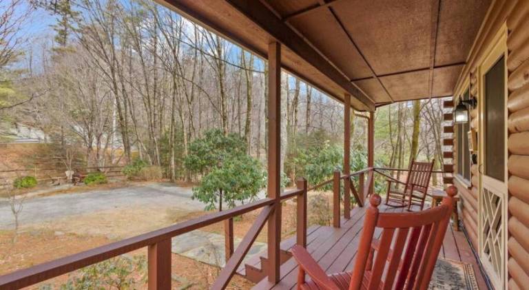 Picturesque Riverside Cabin with Fireplace and Porch — photo 5