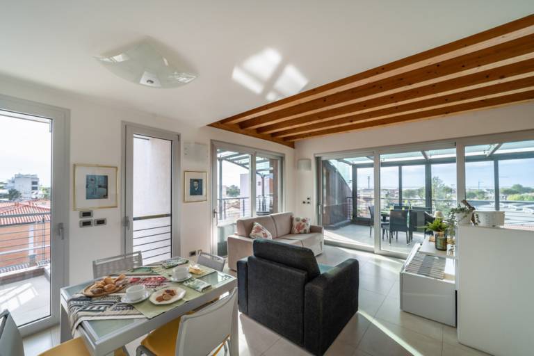 Beautiful modern attic in Lignano in Udine