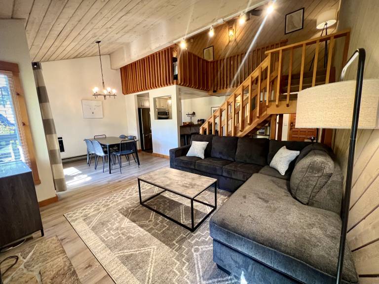 Pet Friendly 1+Loft with Views on Snowcreek Meadow in Mammoth Lakes, CA