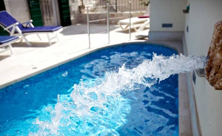 Family-oriented villa with pool, terrace & sauna | Pool view | Pet-friendly — photo 4