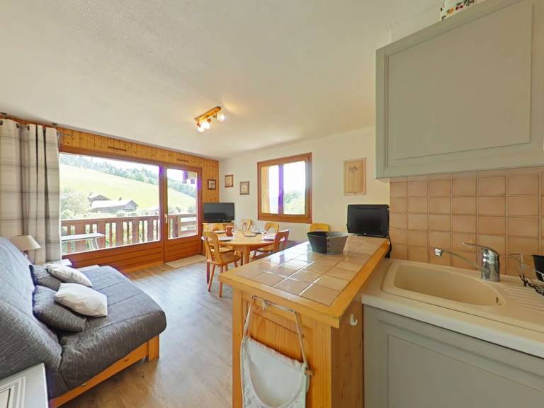 Apt 2 rooms, 6 pers, near slopes, parking, pets allowed — photo 3