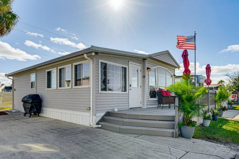 Deck & Resort Perks: Home 3 Mi to Fort Myers Beach in Fort Myers Beach, FL