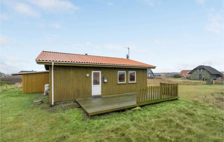 Ferienhaus mit Hund inVrist Strand, Dänische Nordseeküste  f&uuml;r max. 6 Personen