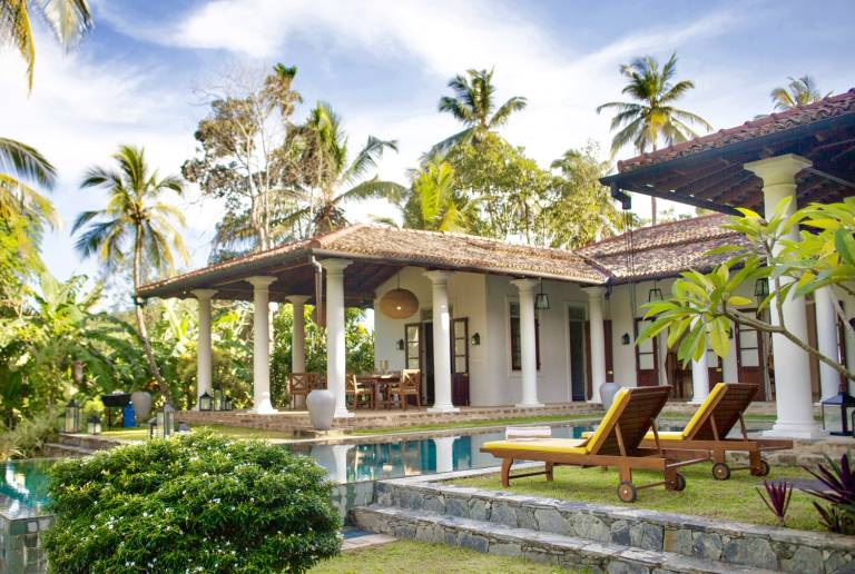 Kumbura family villa pool cook lovely views