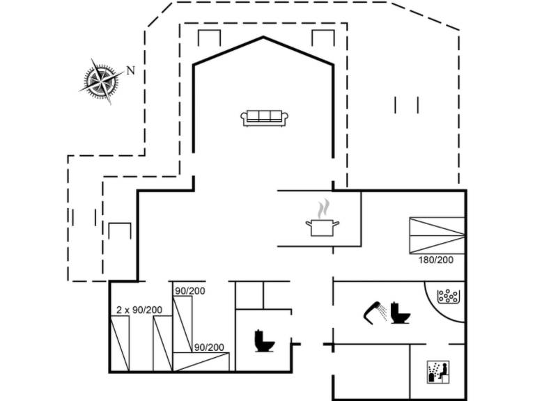 House with sauna, barbeque & patio — photo 2