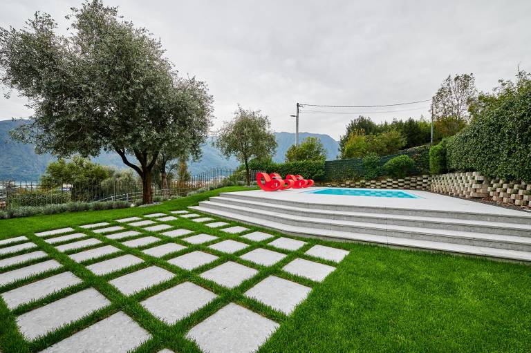 Villa with patio, barbeque & yard | Pool view — photo 4