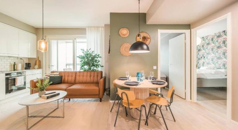 Apartment with 2 rooms for 5 persons in Helsinki
