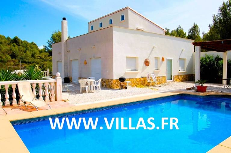 Family-oriented pleasant villa with grill, patio & private pool | Pool view | Pet-friendly in Denia