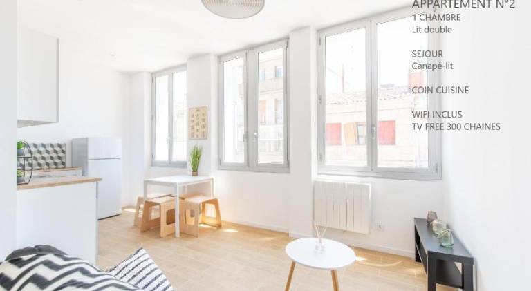 Le Cosy Blancarde -Appart 1 chambre 4 pers- Metro Clim Parking — photo 2