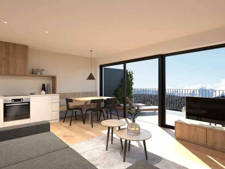 Ferienwohnung in Hafling Oberdorf, Hafling für max. 6 Gäste