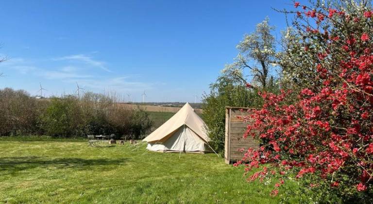 Tente glamping "bluebird" a la Ferme de la Cheveche — photo 4