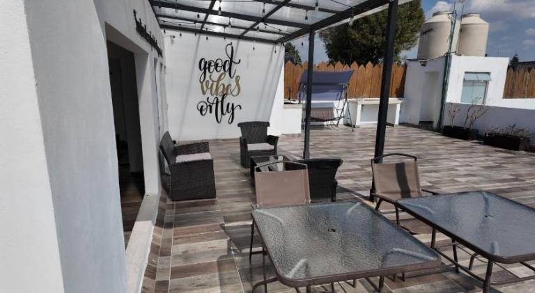 Rental apartment with yard in Puebla