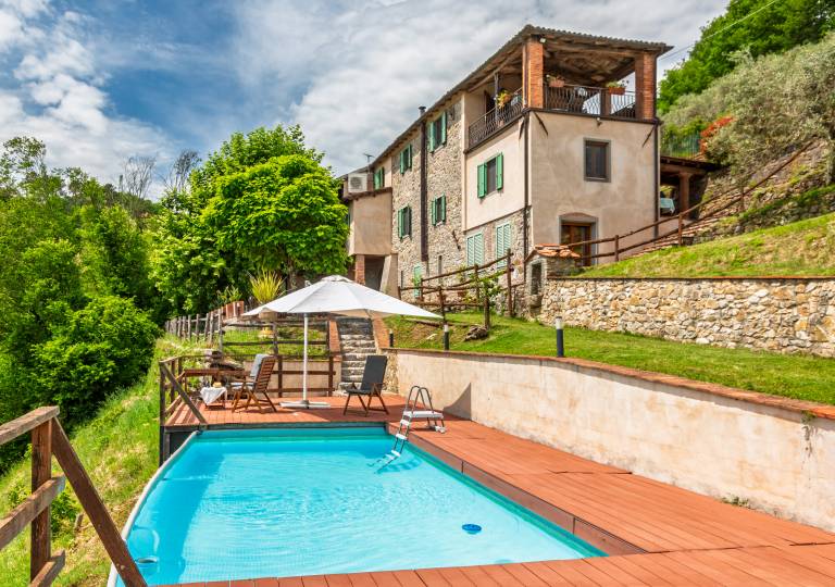 Ferienhaus in Molazzana, Toskana f&uuml;r max. 7 Personen