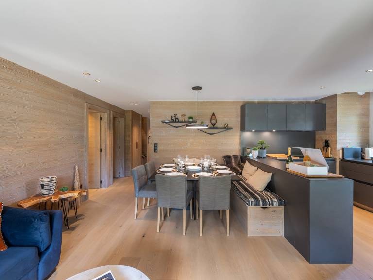 Stunning apartment with garden in Megève, 3 bedrooms, pets allowed — photo 4