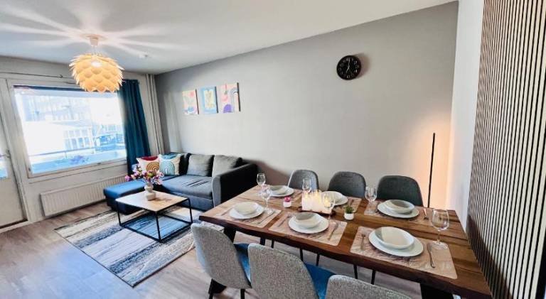 Rental apartment with 2 rooms for 6 persons in Turku