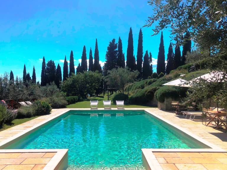 Wonderful vacation home with patio, pool & barbeque | Nature view | Dogs allowed in Arezzo