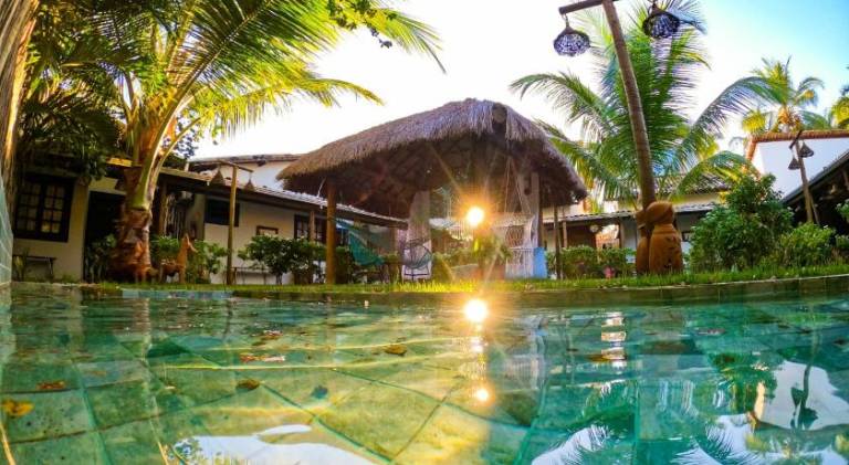 Lodge with yard, patio & BBQ in São Miguel dos Milagres